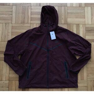 Size XL Mens Nike Tech Windrunner Woven Full-Zip Jacket Purple Maroon HM7151-652